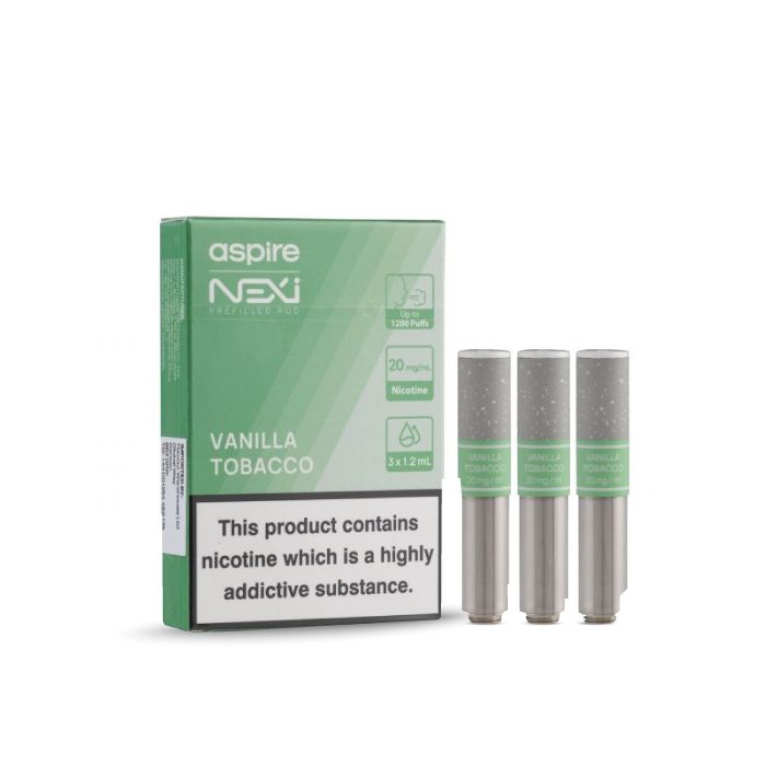P10050 Vanilla Tobacco Aspire Nexi Prefilled Pod